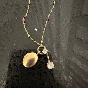 Retro gold necklace by anthropologie